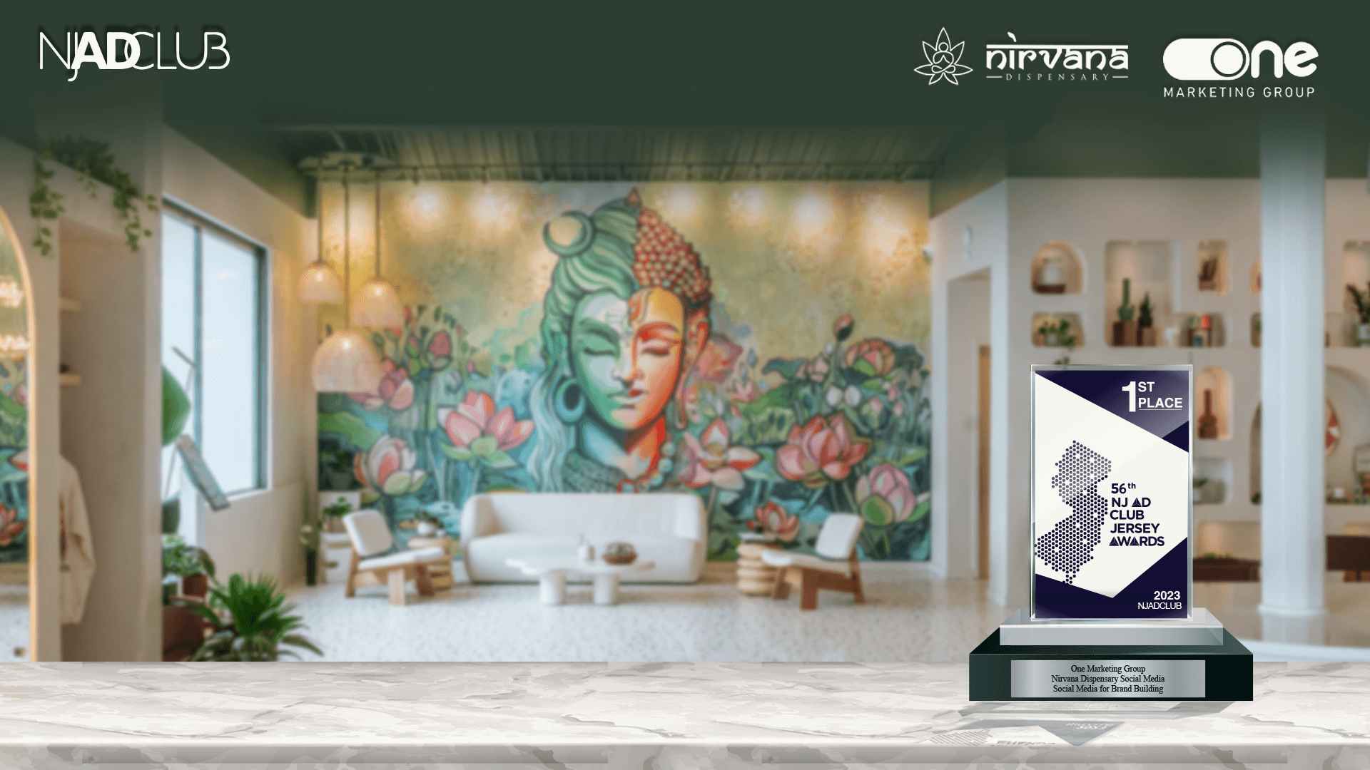 Nirvana and One Marketing Group Celebrate Winning 1st Place